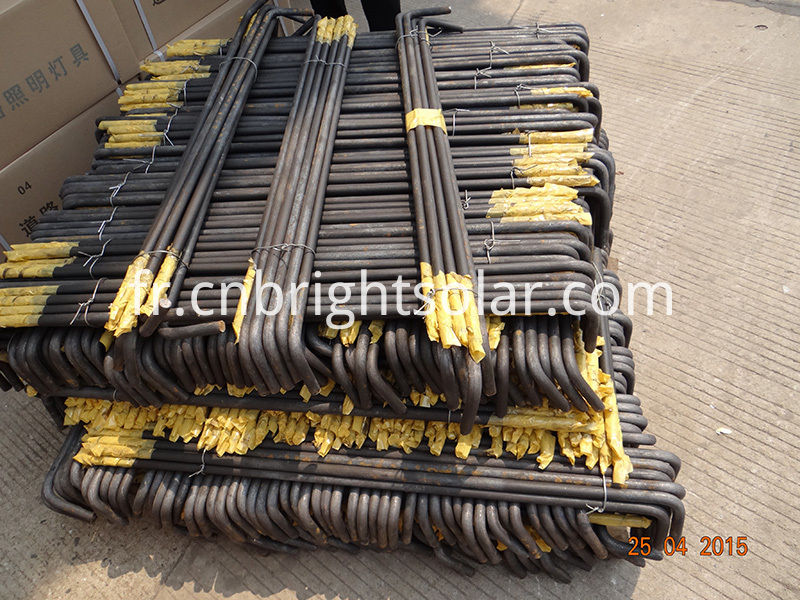 base de lampadaire solaire solar street light base foundation